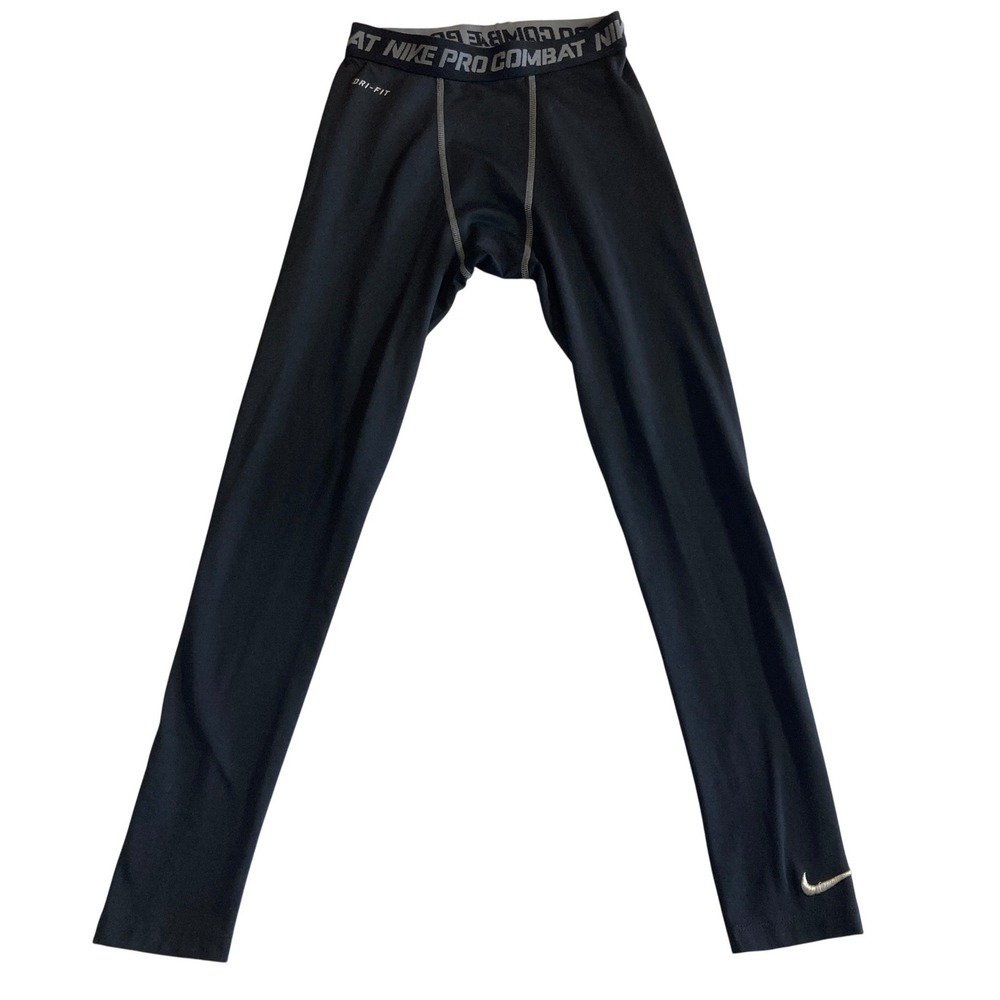 Nike Pro Combat Dri-FIT Compression Tights Mens Medium Black Leggings Base Layer